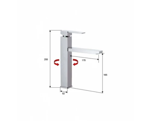 Смеситель Migliore Kvant 18236 для кухни, хром