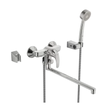 Смеситель для ванны и душа Oras Polara 1447Y с гарнитуром Oras Apollo