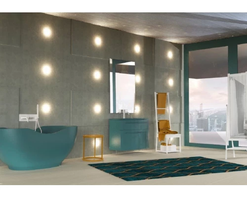 Смеситель Paffoni Light для ванны и душа, белый матовый, LIG001BO