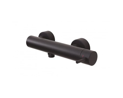 Смеситель Paffoni Light для душа, без душевого гарнитура, цвет черный матовый, LIG168NO