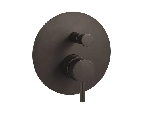 Смеситель Paffoni Light для душа, с внутренней частью, цвет черный матовый, LIG015NO