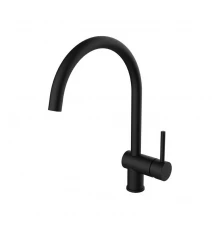 Смеситель Paffoni Light для кухонной мойки, цвет черный матовый, LIG280NO