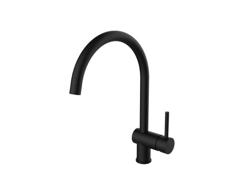 Смеситель Paffoni Light для кухонной мойки, цвет черный матовый, LIG280NO