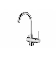 Смеситель Paffoni Stick SK190CR для кухонной мойки с 3 каналом для питьевой воды