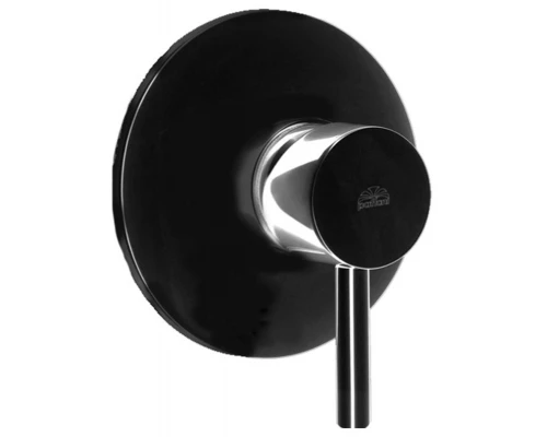 Смеситель для душа Paffoni Light LIG011 NO, матовый черный с внутренней частью