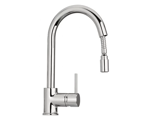 Смеситель Paini Cox 78CR591SAKM для кухонной мойки, излив выдвижной, хром