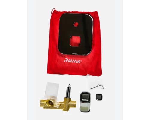 Смеситель для ванны и душа Ravak 10° TD 061.00, скрытого монтажа, хром, X070068