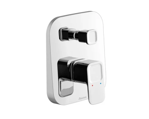 Смеситель для ванны и душа Ravak 10° TD 061.00, скрытого монтажа, хром, X070068