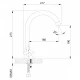 Смеситель для кухонной мойки Rossinka RS41-72U