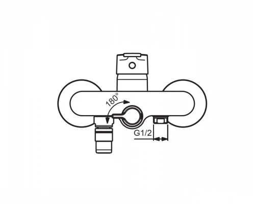 Смеситель VIDIMA Hype BA400AA для ванны и душа