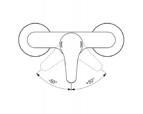 Смеситель для душа Vidima Next BA370AA, хром