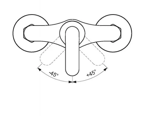 Смеситель для душа Vidima Fine BA387AA, хром