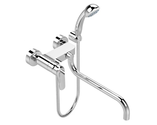 Смеситель Vidima БАЛАНС (Balance) BA268AA для ванны и душа, поворотный излив, хром