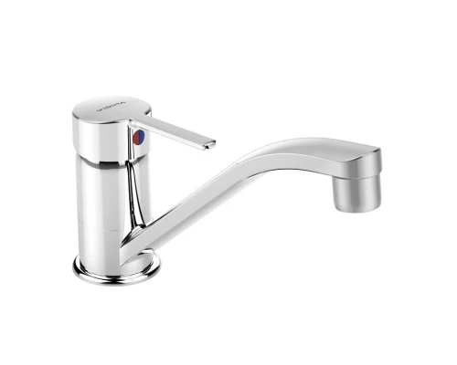 Смеситель Vidima Логик (Logik) BA282AA для кухонной мойки, поворотный излив, хром