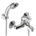 Смеситель Vidima ОРИОН (ORION) BA004AA для ванны и душа с душевым гарнитуром, хром Смеситель Vidima ОРИОН (ORION) BA004AA для ванны и душа с душевым гарнитуром, хром
