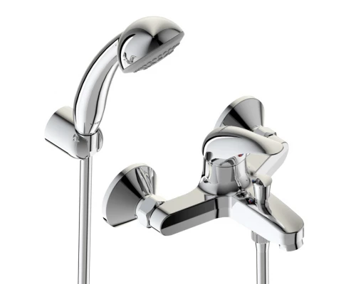 Смеситель Vidima ОРИОН (ORION) BA004AA для ванны и душа с душевым гарнитуром, хром
