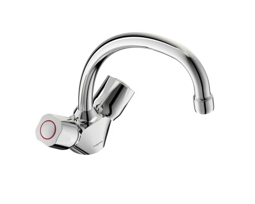 Смеситель Vidima ИСКАР (ISCAR) BA168AA для кухонной мойки, поворотный излив, хром