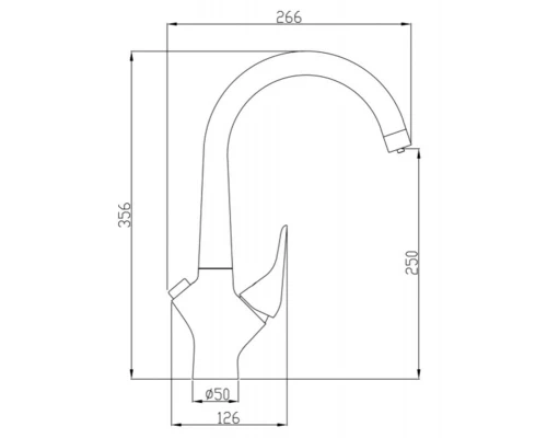 Смеситель Zorg Steel Hammer SH 815 BRONZE для кухни под фильтр, бронза