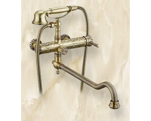 Смеситель для ванны Zorg Antic A 101WDN-BR, античная бронза