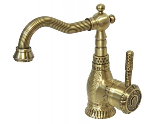 Смеситель Zorg Antic A 314U-BR для раковины, античная бронза