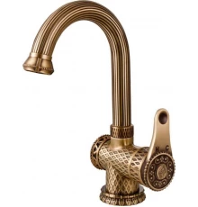 Смеситель Zorg Antic A 411U-BR для раковины, античная бронза