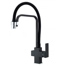 Смеситель Zorg Clean Water ZR 341-6 YF BLACK для кухни под фильтр, черный
