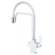 Смеситель Zorg Clean Water ZR 341-8 YF WHITE для кухни под фильтр, белый