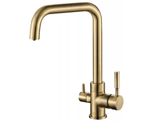 Смеситель Zorg Steel Hammer SH 715 BRONZE для кухни под фильтр, бронза