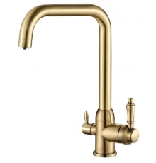 Смеситель Zorg Steel Hammer SH 725 BRONZE для кухни под фильтр, бронза