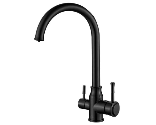 Смеситель Zorg Steel Hammer SH 763 INOX Grafit PVD для кухни под фильтр, графит PVD