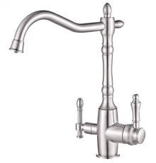 Смеситель Zorg Steel Hammer SH 812 SATIN для кухни под фильтр, сатин