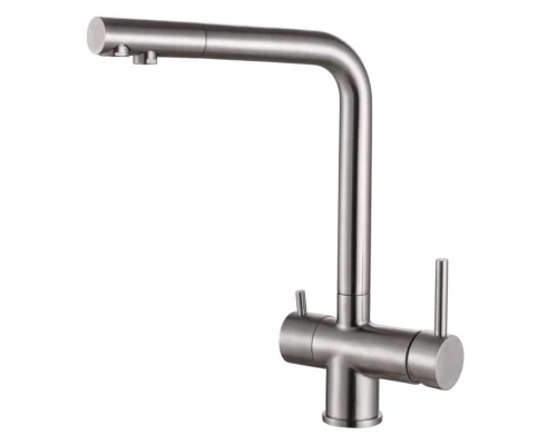 Смеситель Zorg Inox SZR-7039 для кухни под фильтр, нержавеющая сталь