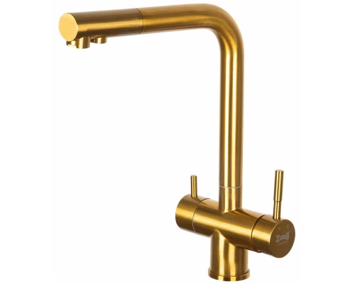 Смеситель Zorg Inox для кухни под фильтр, бронза, SZR-7039 BRONZE