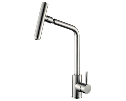 Смеситель для кухни Zorg Steel Hammer, нержавеющая сталь, SH 5106 INOX