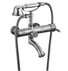 Смеситель для ванны Zorg Antic A 100W-SL, античное серебро