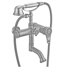 Смеситель для ванны и душа Zorg Antic, античное серебро, A 400W-SL