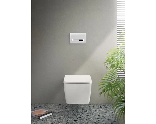 Инсталляция Vitra  с унитазом Vitra Metropole 9820B003-7201, сиденье тонкое микролифт, кнопка матовый хром, комплект