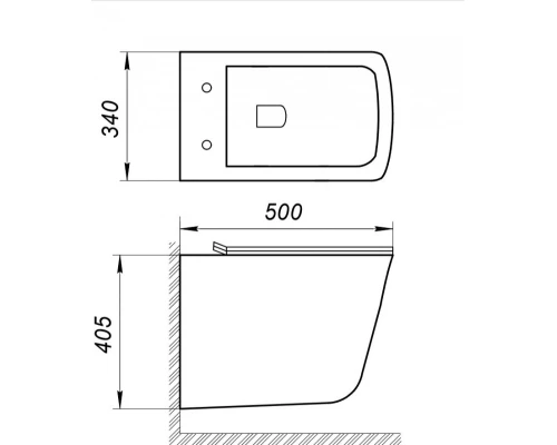 Подвесной унитаз BelBagno Marmi BB052CHR