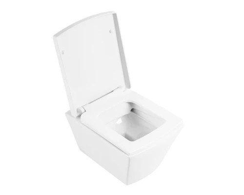 Подвесной безободковый унитаз BelBagno Regina, белый, P-trap BB104CH