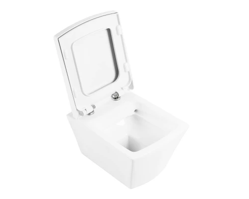 Подвесной безободковый унитаз BelBagno Regina, белый, P-trap BB104CH