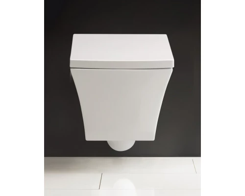 Подвесной безободковый унитаз BelBagno Regina, белый, P-trap BB104CH