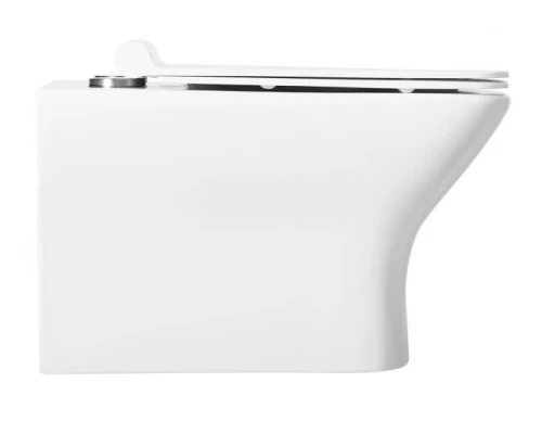 Подвесной безободковый унитаз BelBagno Romano, белый, BB248CHR-SM