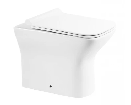 Приставной безободковый унитаз BelBagno Romano, белый, P-trap BB248CBR