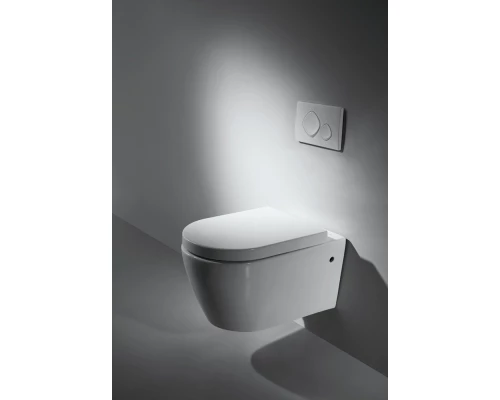 Подвесной унитаз Bravat Gina C2190UW-ENG сиденье с микролифтом, белый