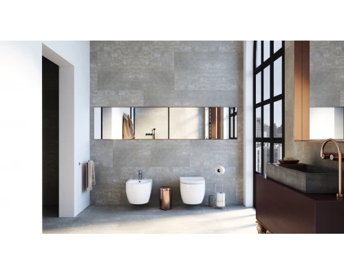 Подвесной безободковый унитаз Ceramica Nova Play Rimless, крышка микролифт, CN3001