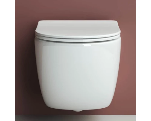 Подвесной унитаз Ceramica Nova Forma Rimless CN3009 безободковый, с сиденьем Soft Close