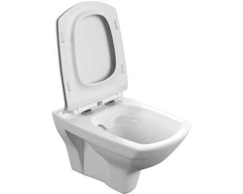 Инсталляция Cersanit Aqua Smart M40 кнопка Movi пластик, хром глянцевый, с унитазом Cersanit Carina XL CO DPL EO slim, микролифт, комплект, 63486