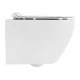 Подвесной безободковый унитаз Cezares Stylus 50.5 см, белый, CZR-513-TH-R