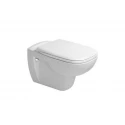 Подвесной унитаз Duravit D-Code, безободковый, крышка микролифт, 45700900A1 Подвесной унитаз Duravit D-Code, безободковый, крышка микролифт, 45700900A1