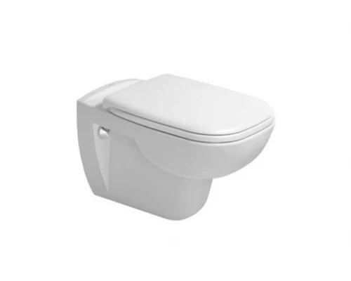 Подвесной унитаз Duravit D-Code, безободковый, крышка микролифт, 45700900A1